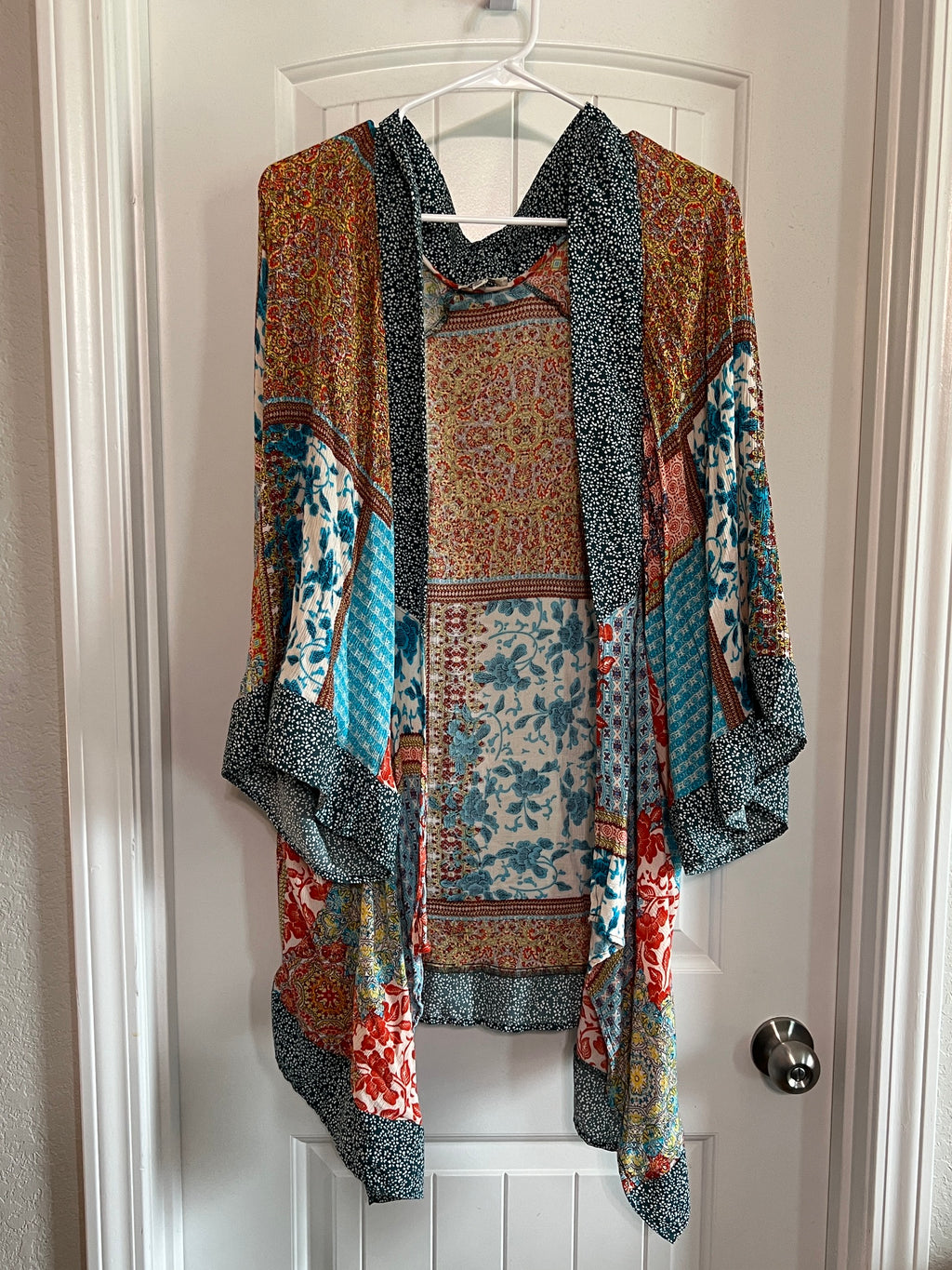 Umgee Patchwork Cardigan - Size Small / Medium