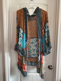 Umgee Patchwork Cardigan - Size Small / Medium