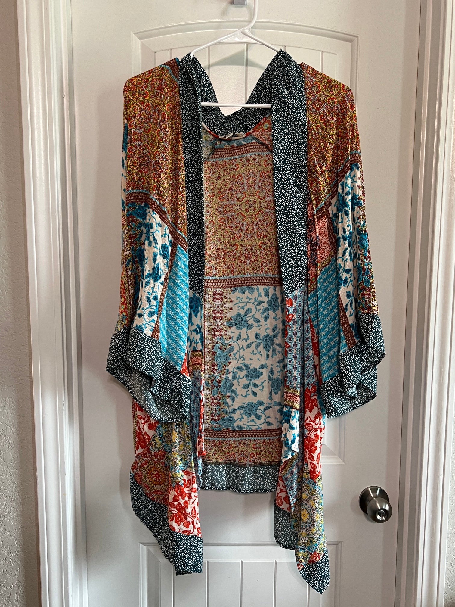 Umgee Patchwork Cardigan - Size Small / Medium