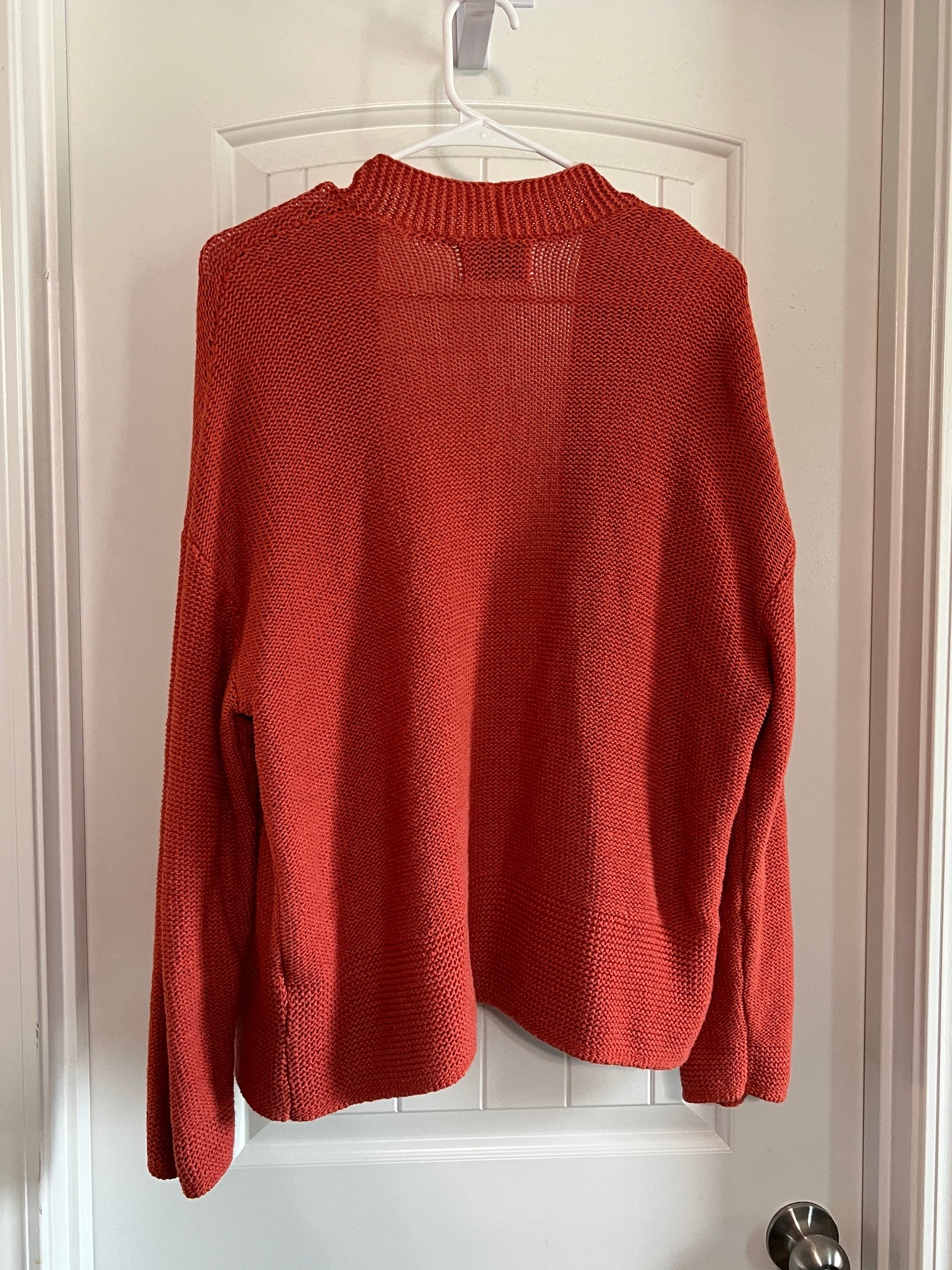 Old Navy Rust-Colored Cardigan - Size Large