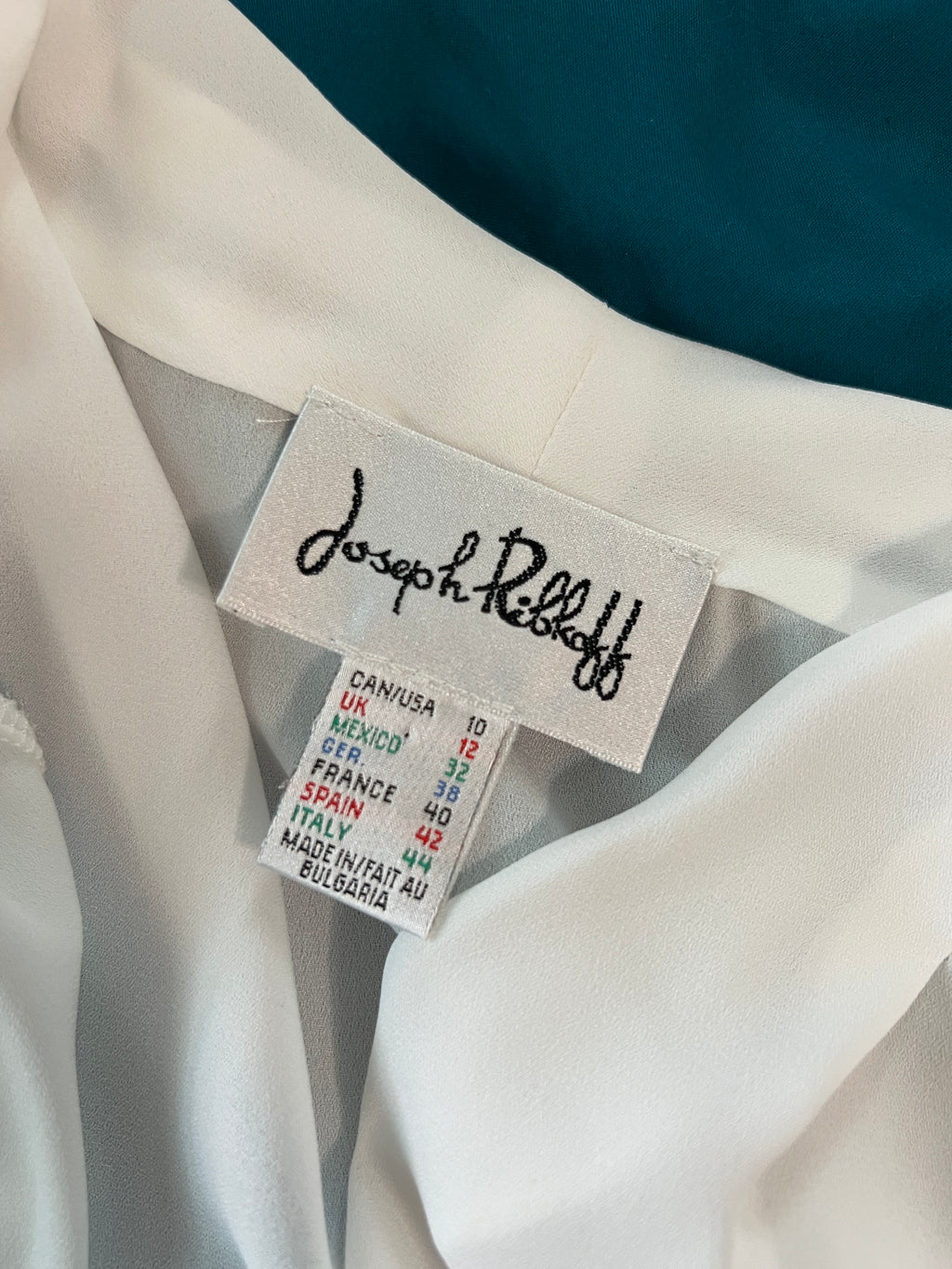 Joseph Ribkoff Sleeveless White Blouse - Size 10