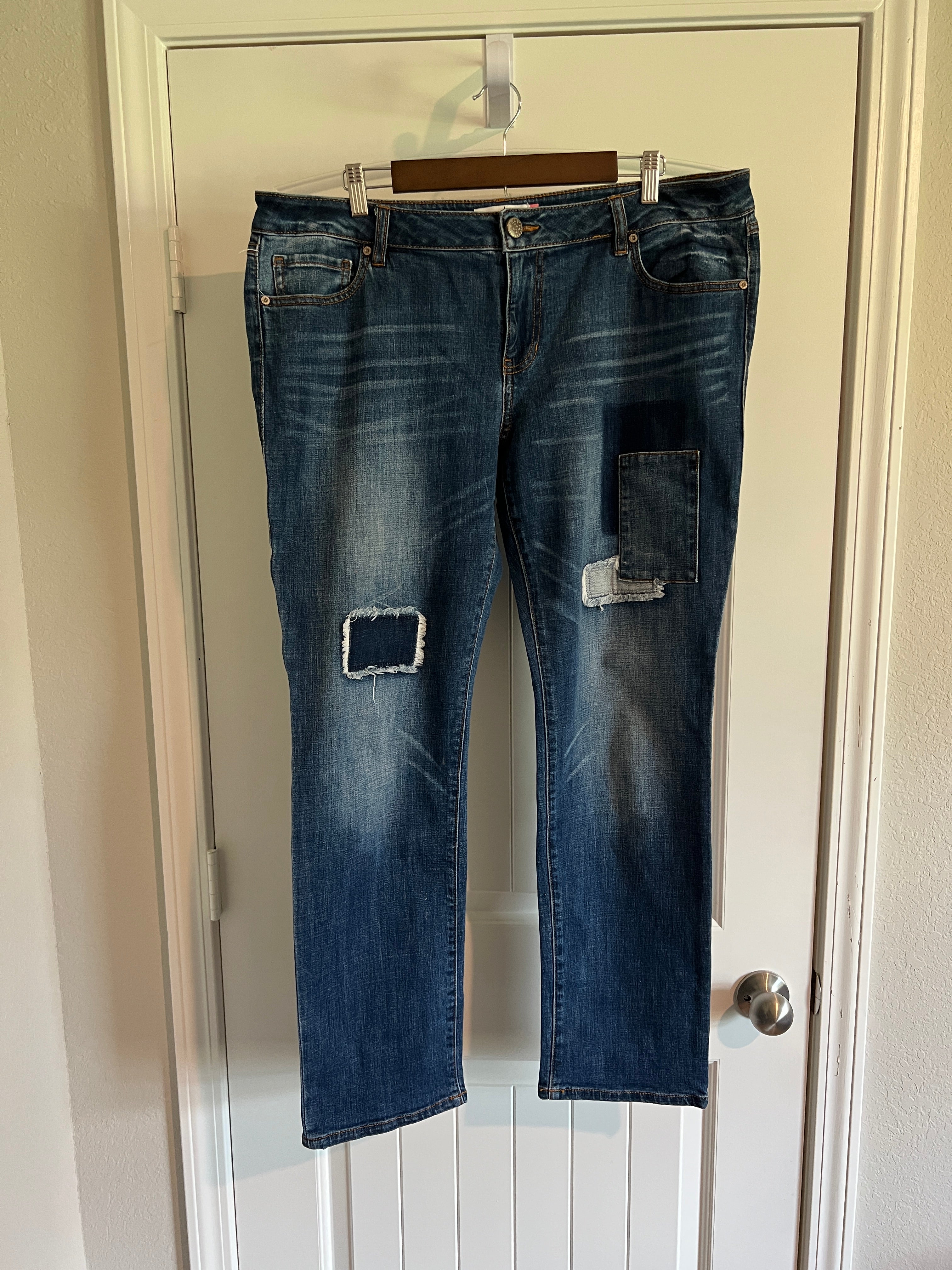 Cabi Patchwork Jeans - Size 14 / 32