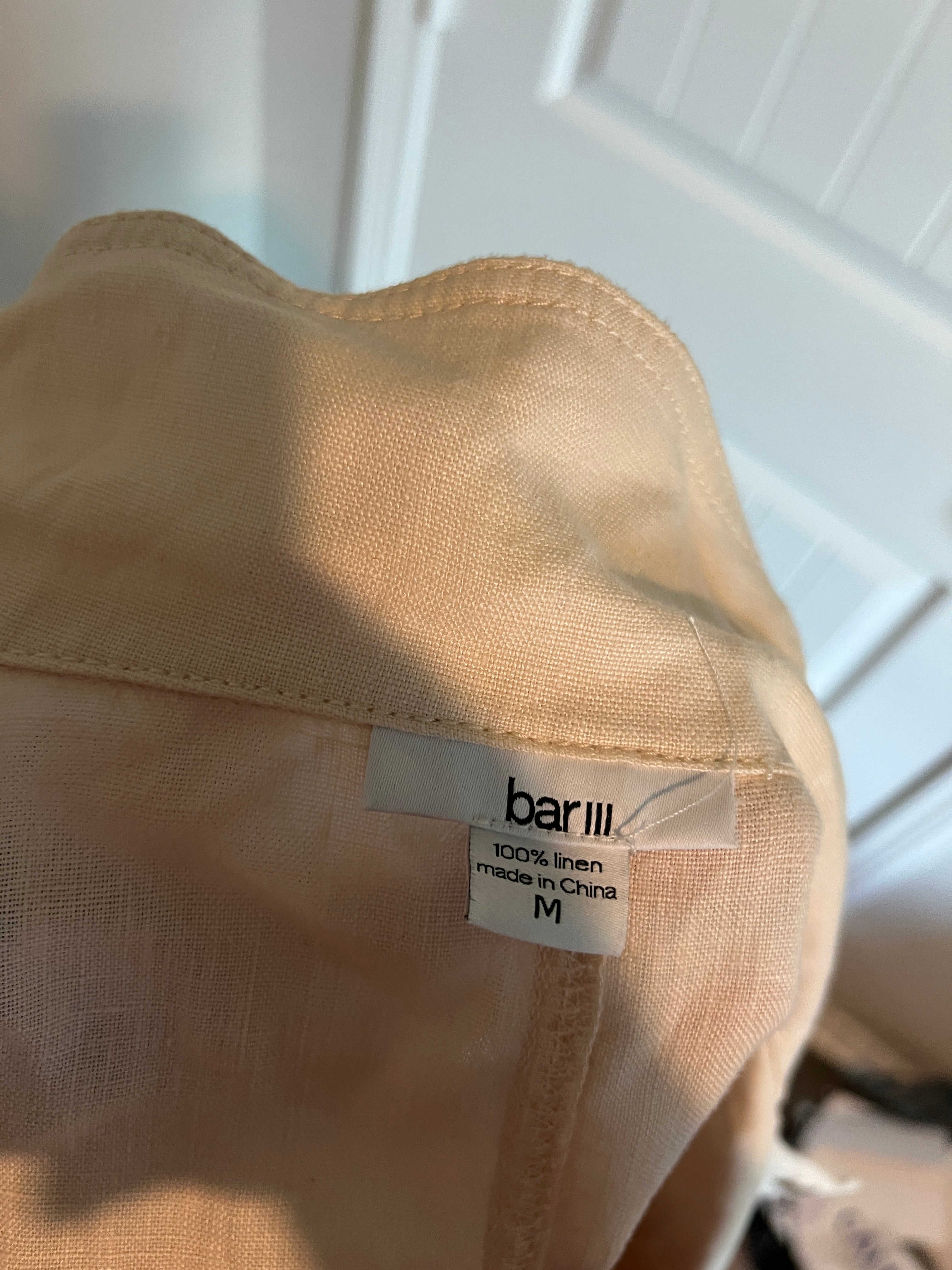 Bar III Linen Jacket - Size Medium