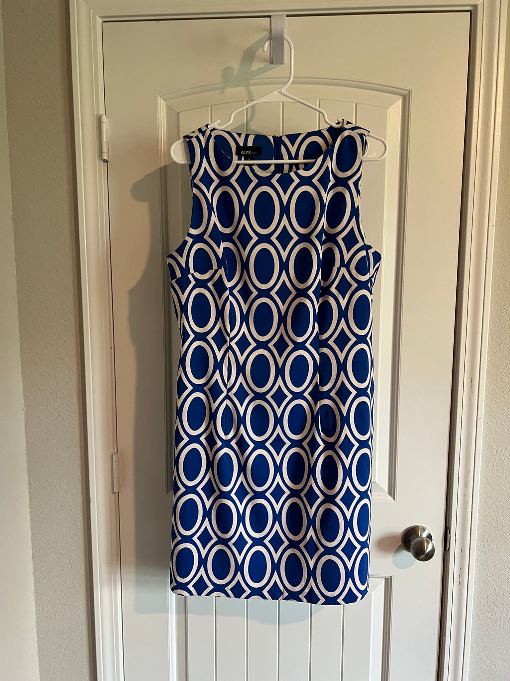 Alyx Blue and White Dress - Size 16