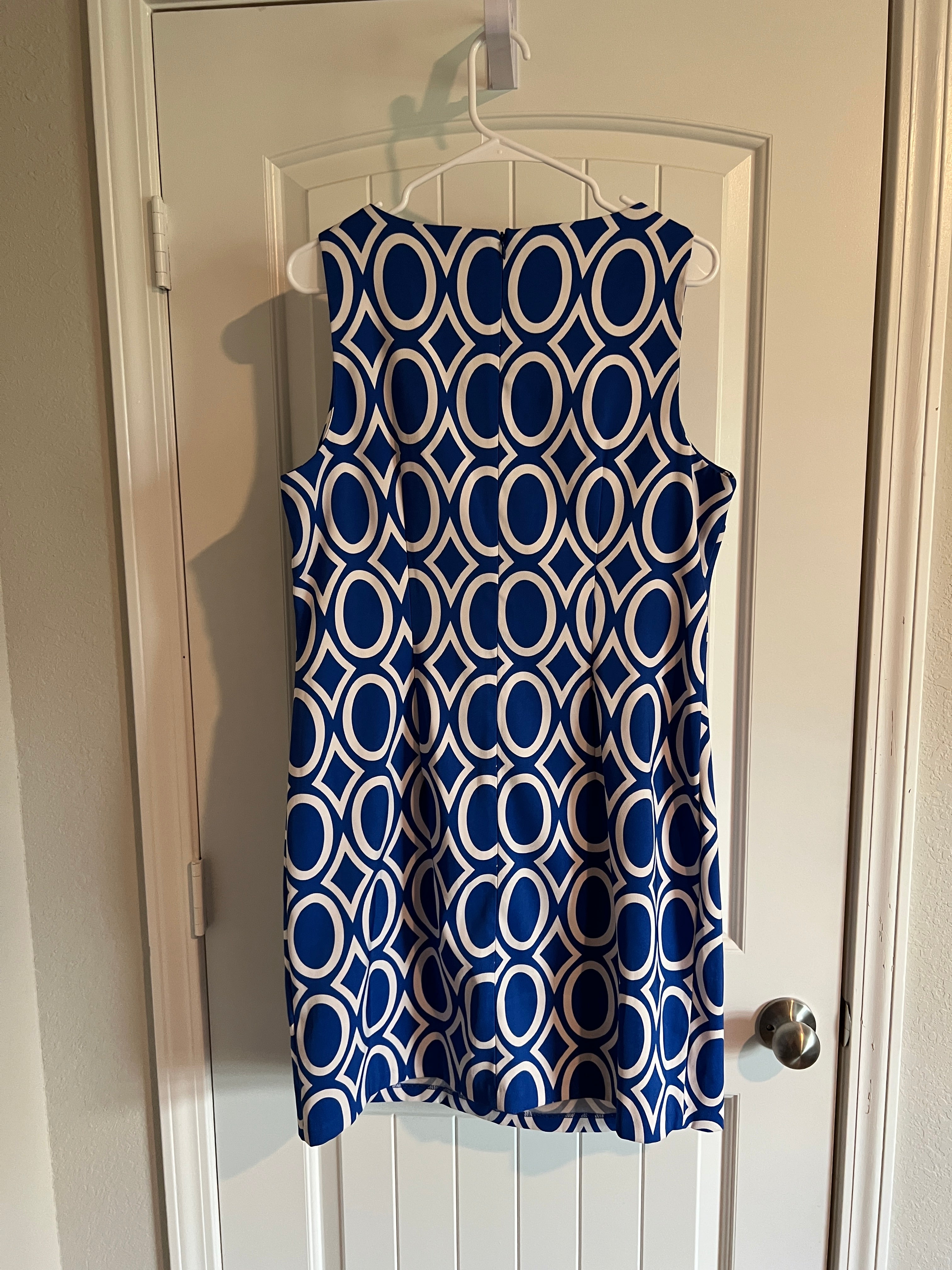 Alyx Blue and White Dress - Size 16