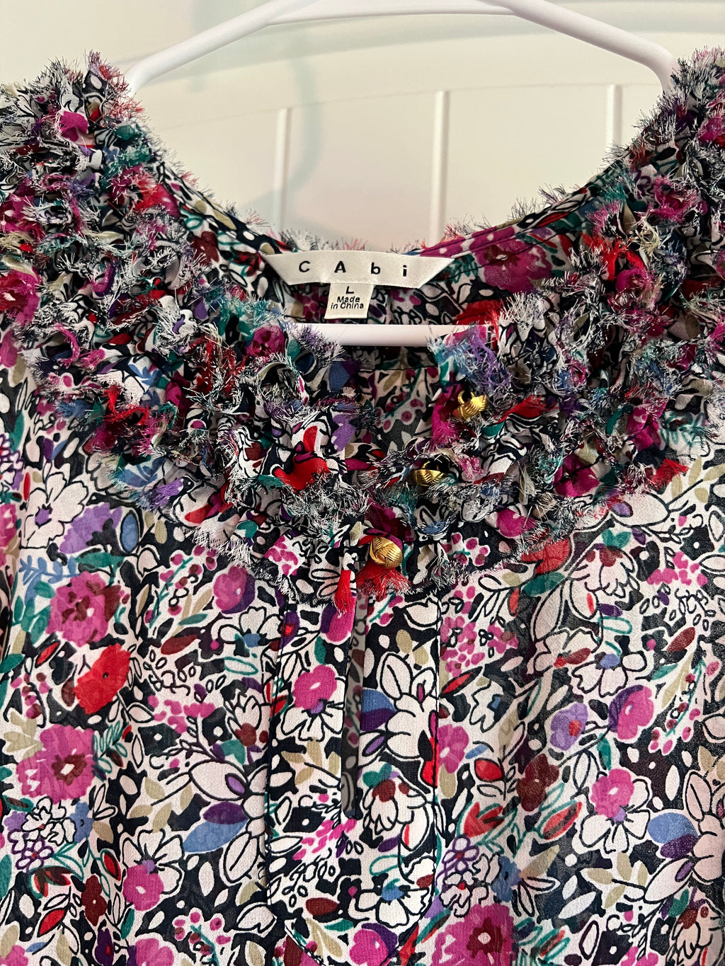 Cabi Colorful Sleeveless Blouse - Size Large