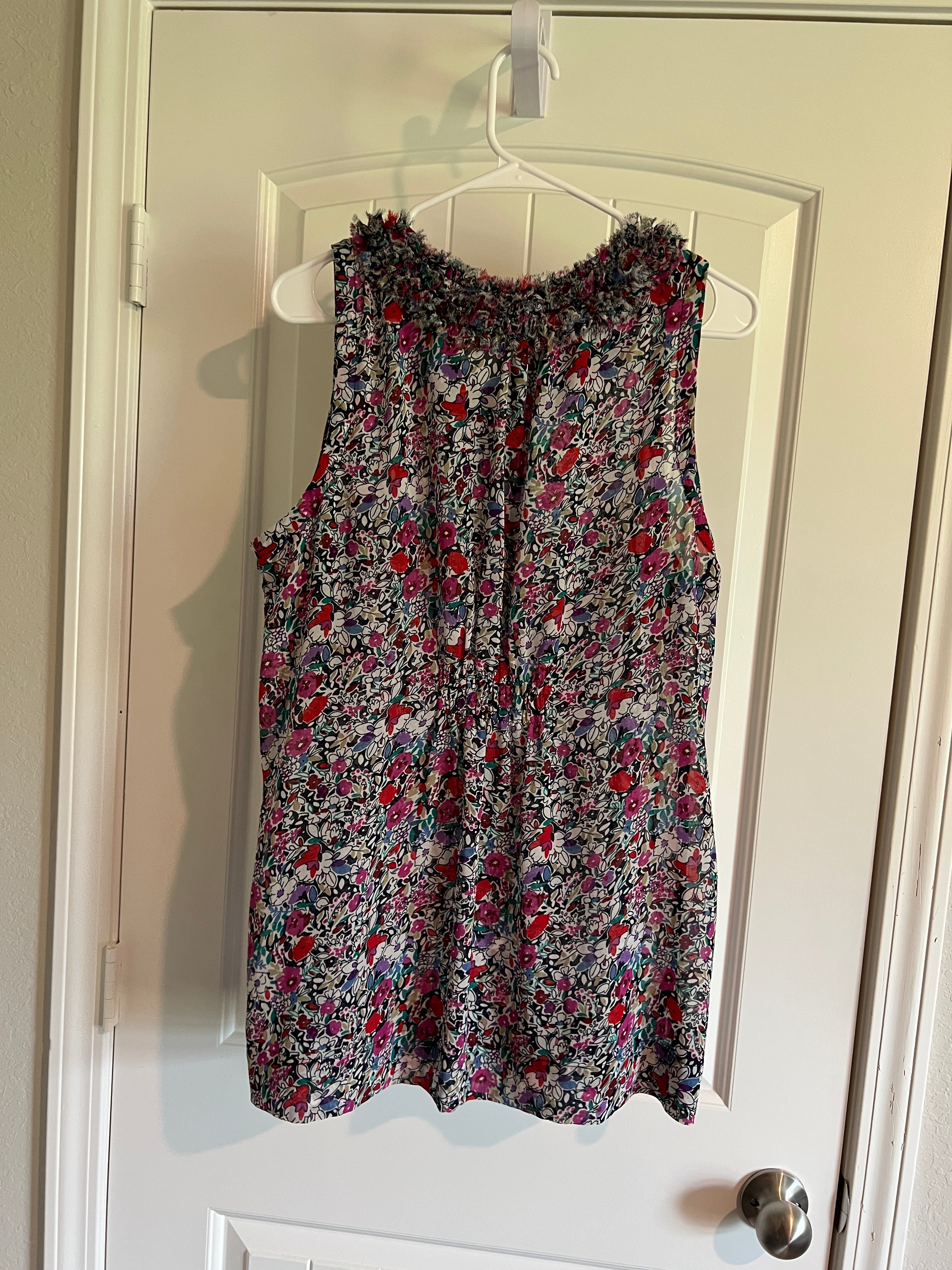 Cabi Colorful Sleeveless Blouse - Size Large
