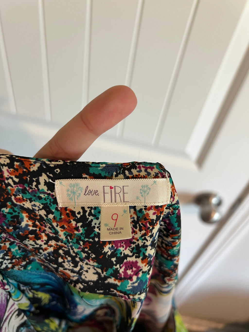 Love, Fire Colorful Tunic - Size 9