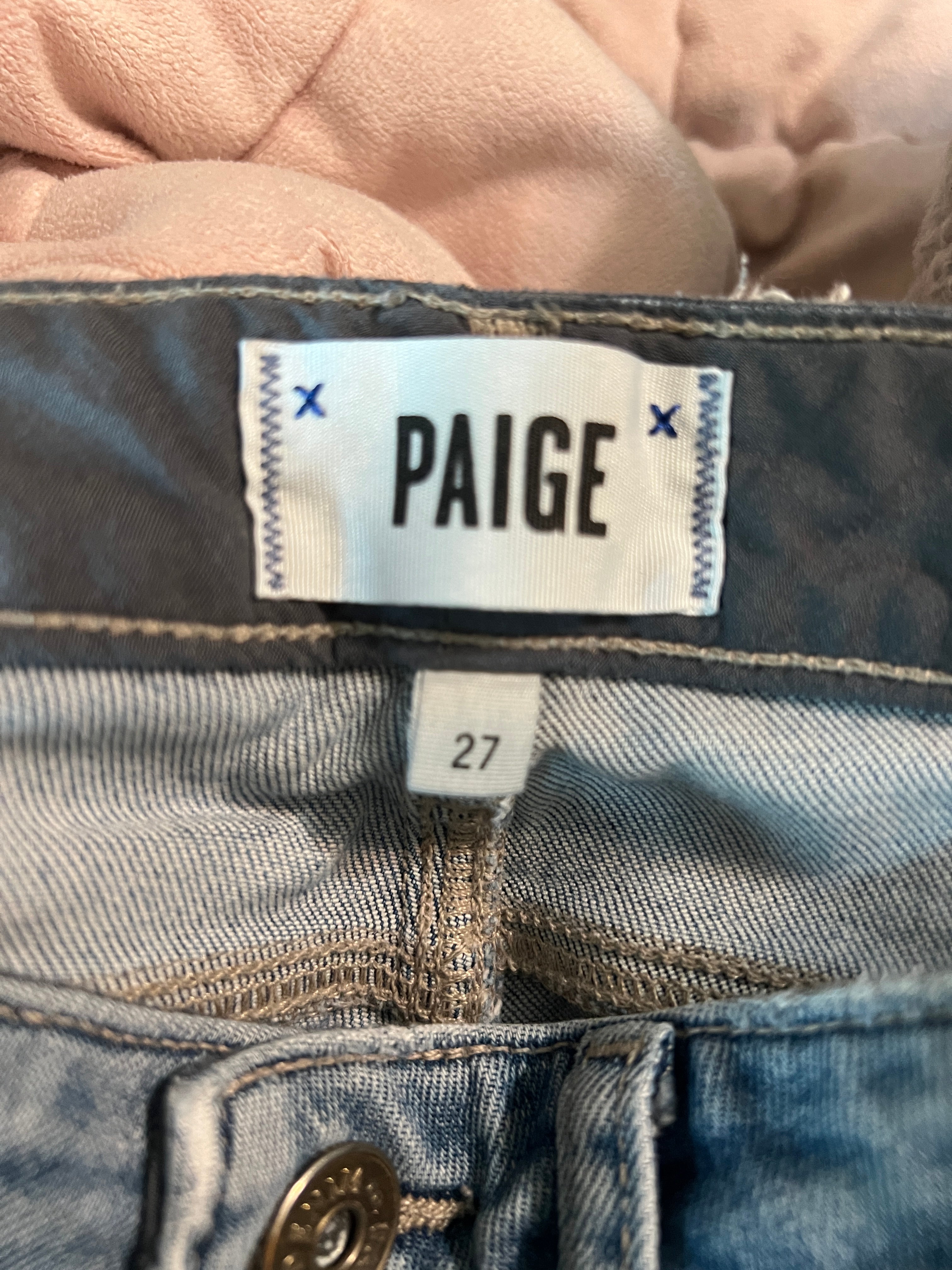 Paige Distressed Jeans - Size 4 / 27