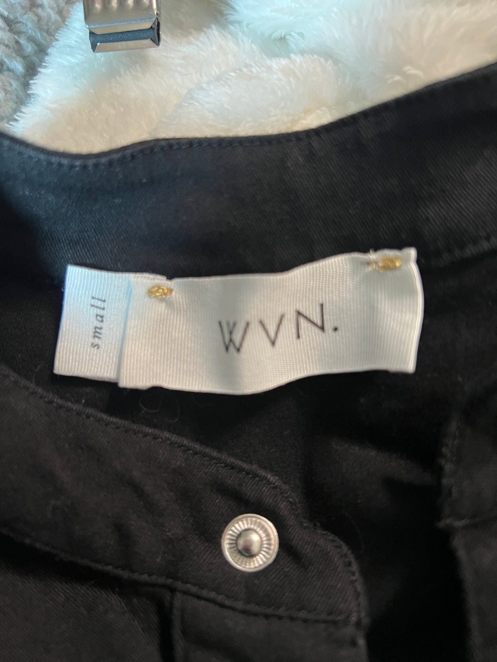 WVN Black Button-Front Dress - Size Small