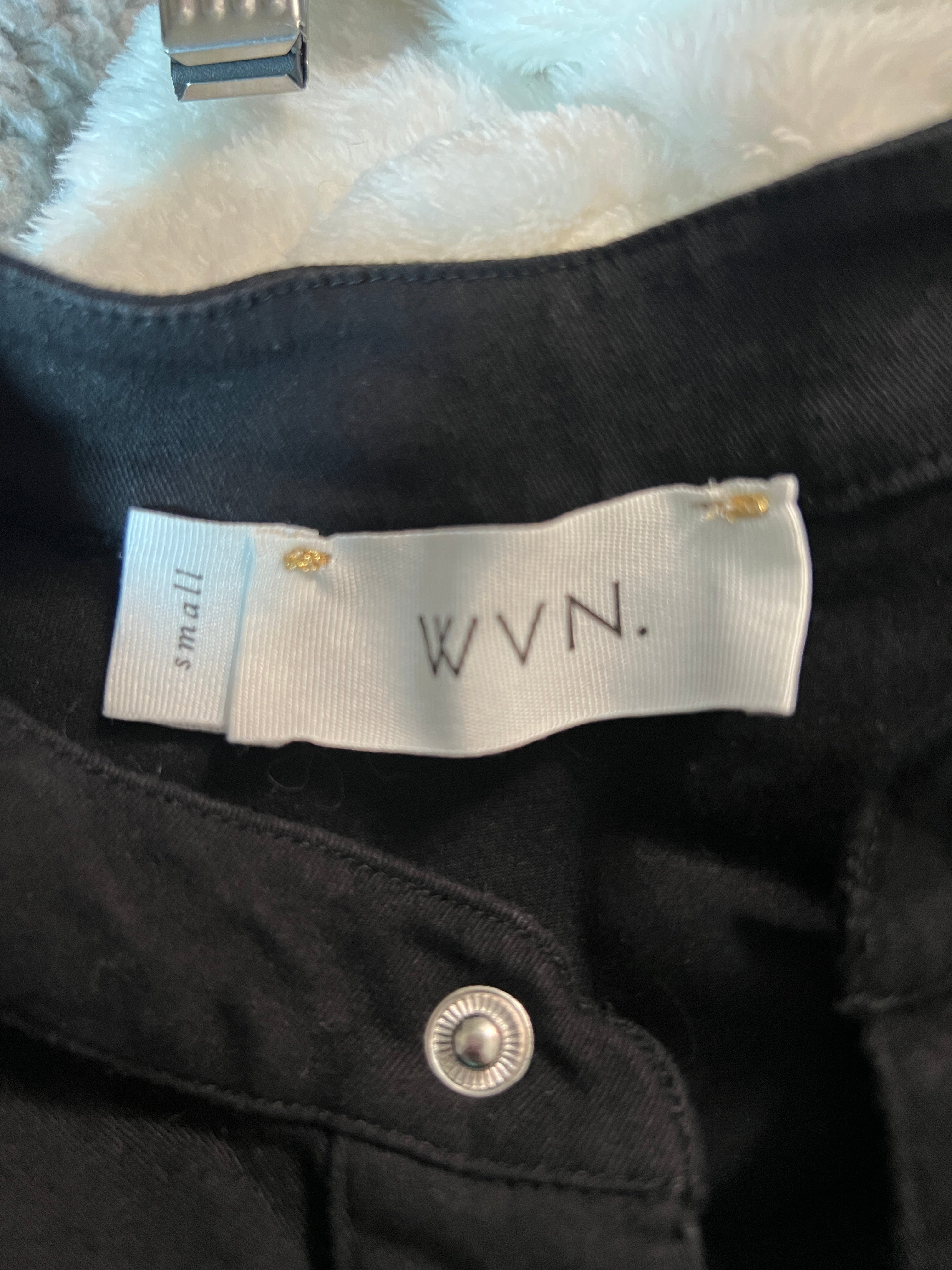 WVN Black Button-Front Dress - Size Small