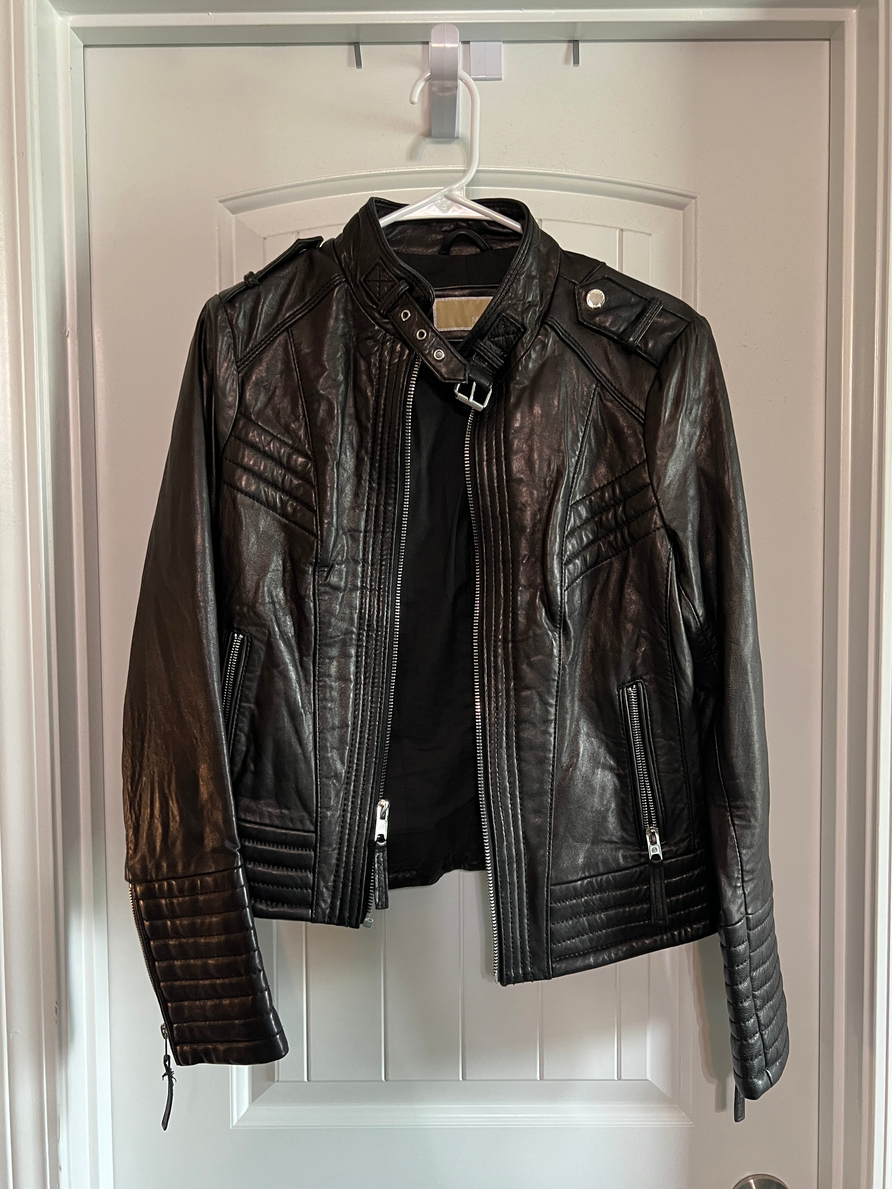 Michael Kors Leather Jacket - Size Medium