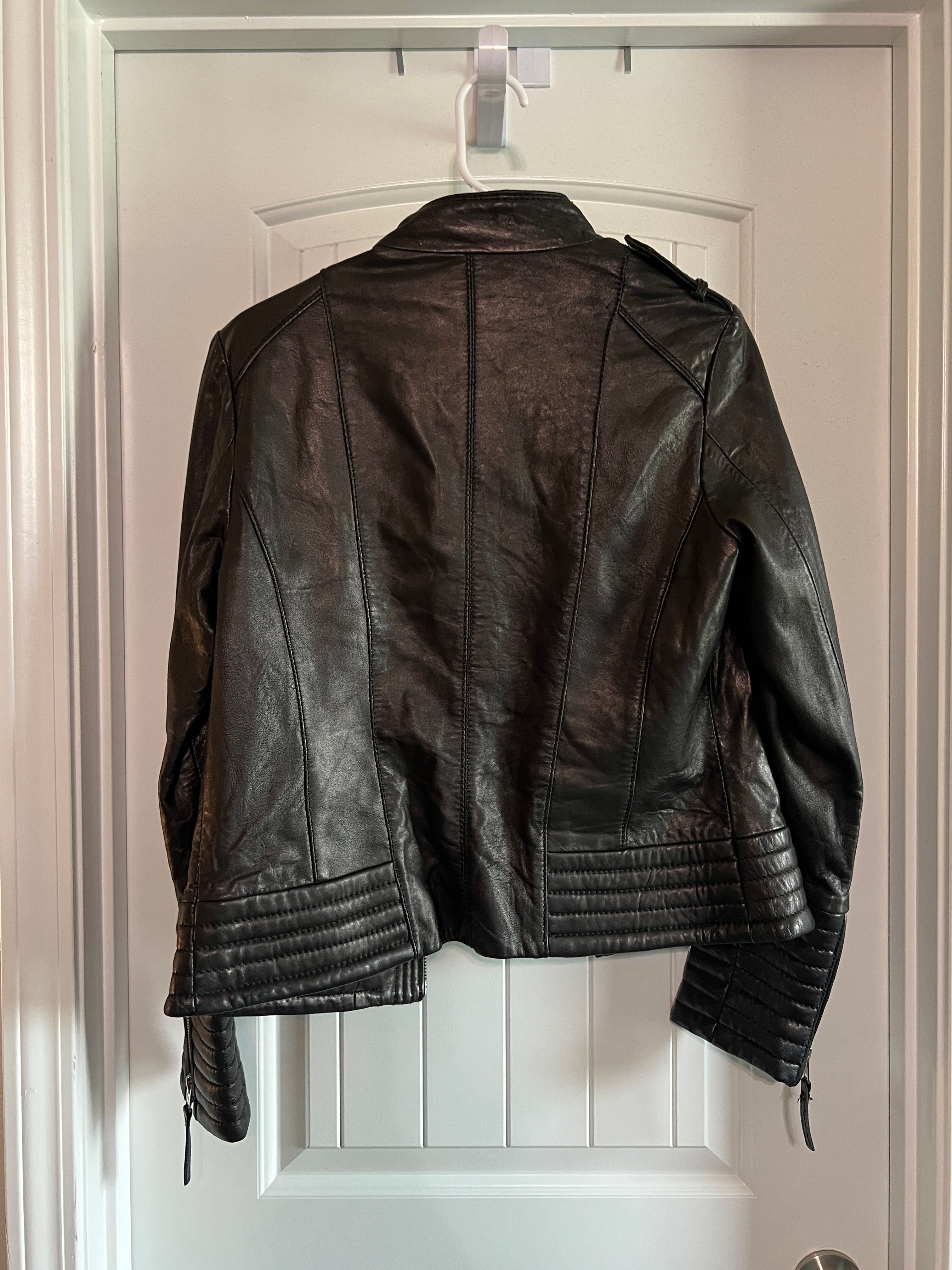 Michael Kors Leather Jacket - Size Medium