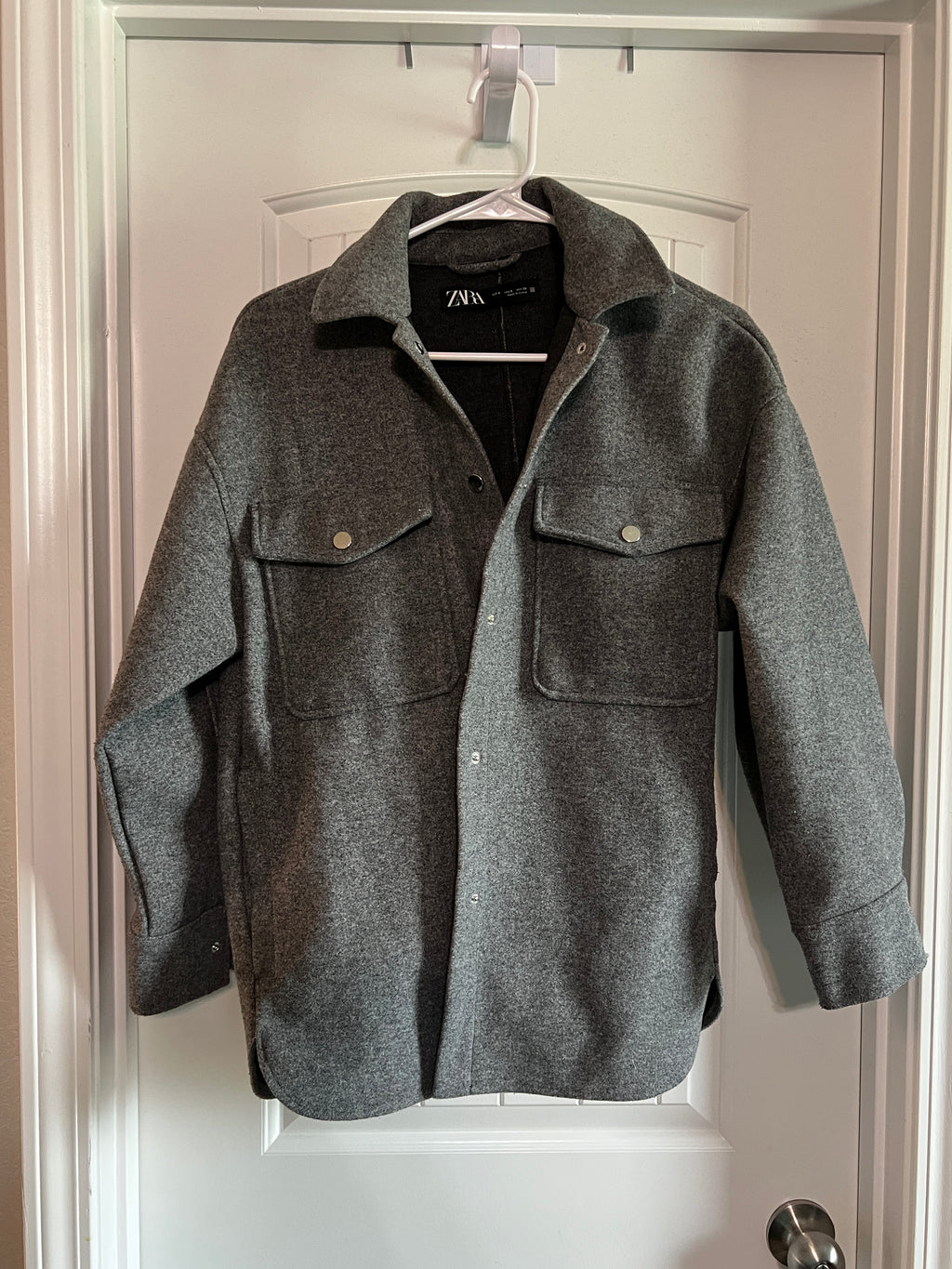 ZARA Wool Blend Jacket/Coat - Size Small