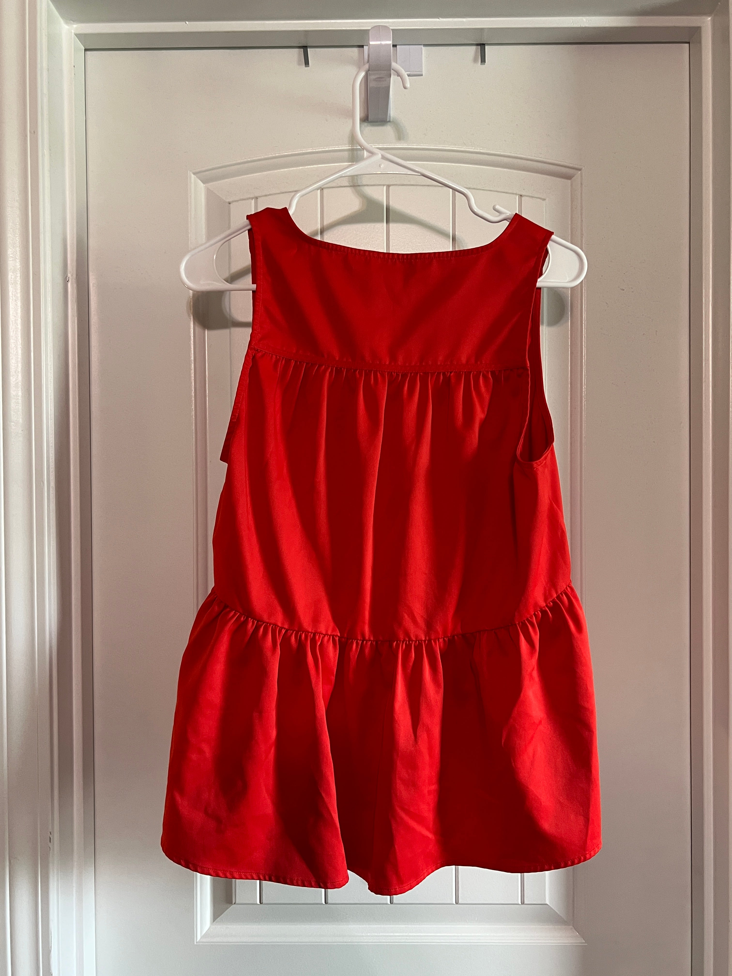 Crosby by Mollie Burch Red Sleeveless Blouse - Size Small