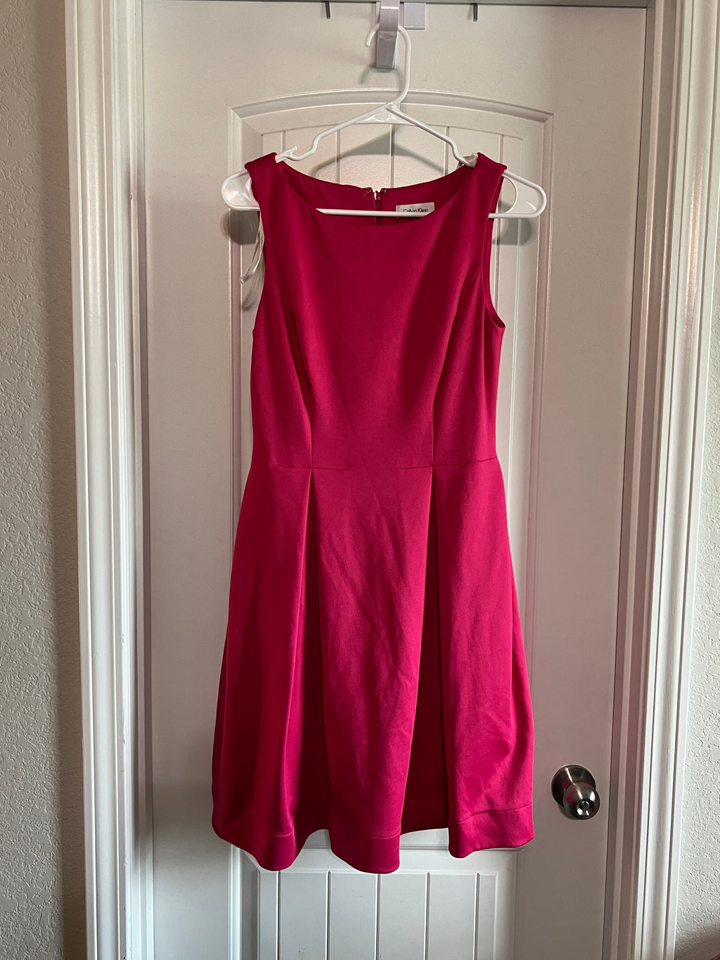 Calvin Klein Pink Sleeveless Dress - Size Small