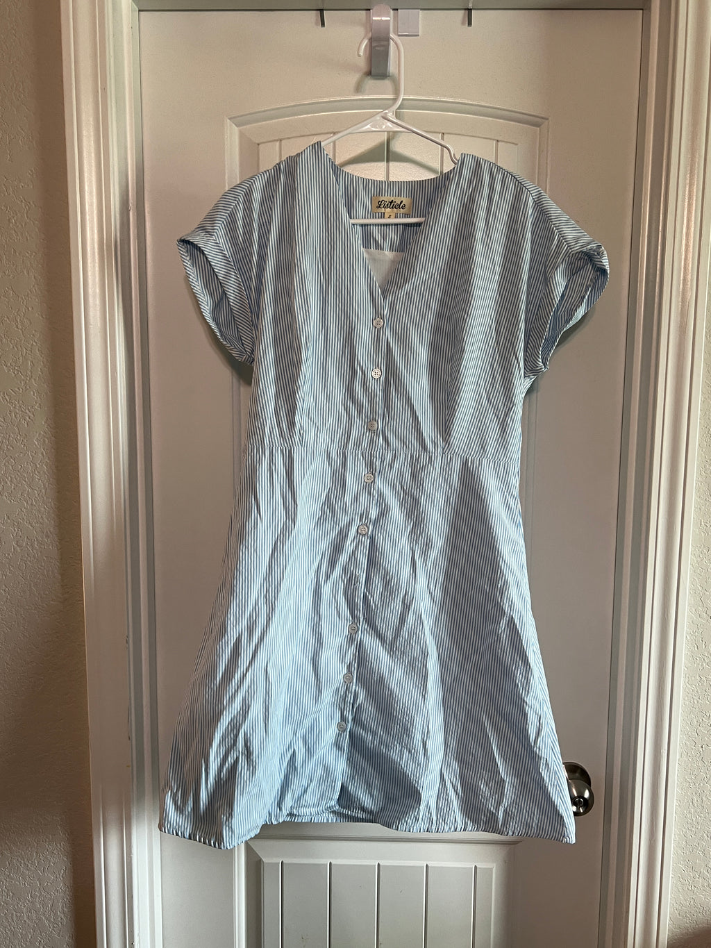 Listicle Striped Mini Dress - Size Small