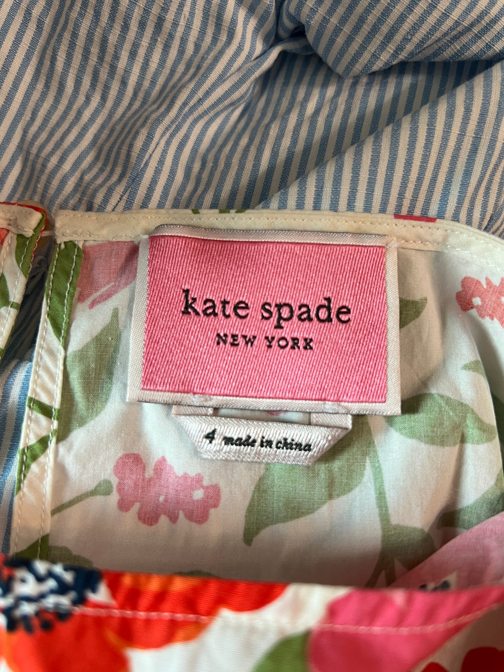 Kate Spade Floral Sleeveless Dress - Size 4 / 27