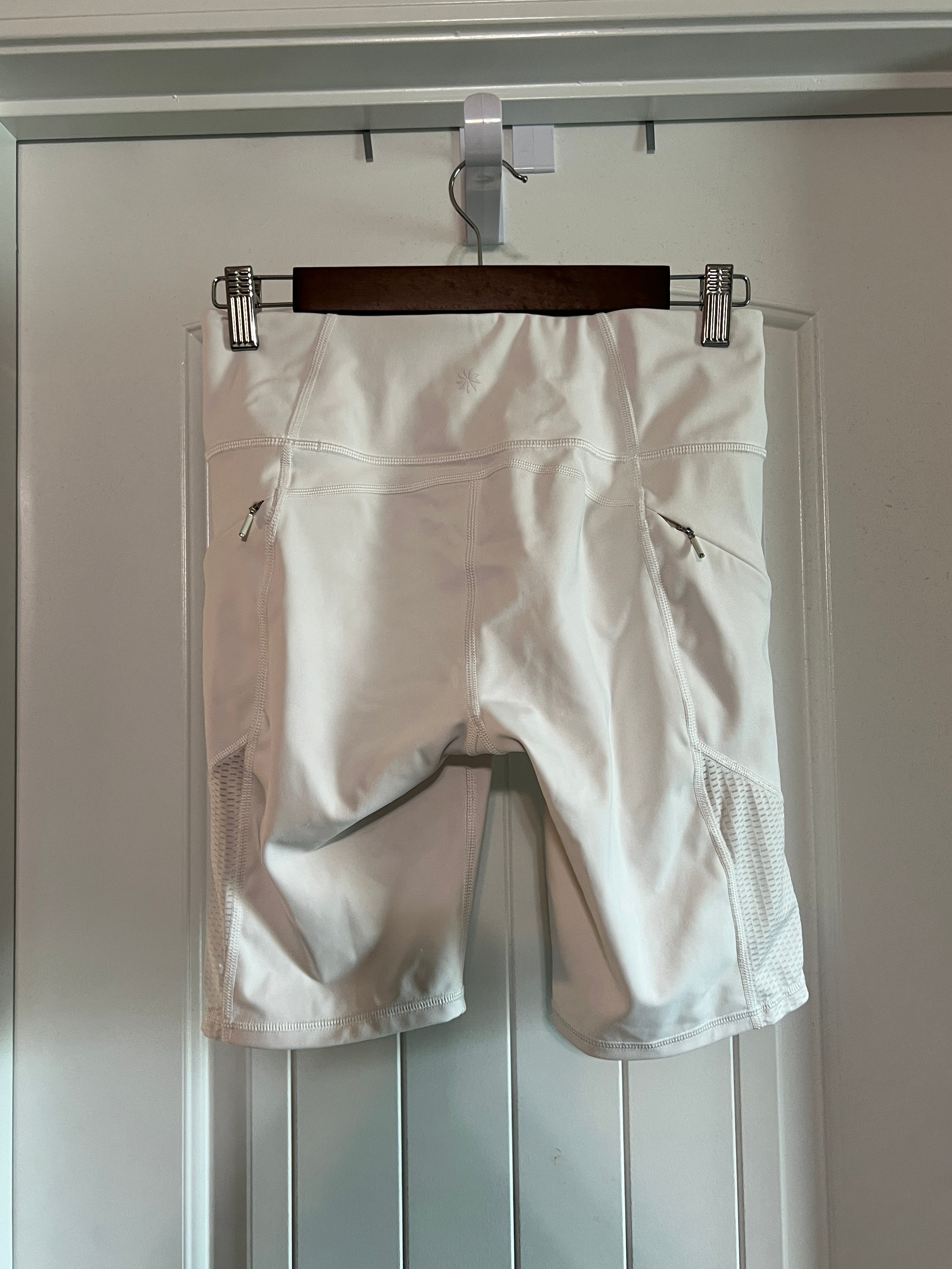 Athleta White Bike Shorts - Size Small