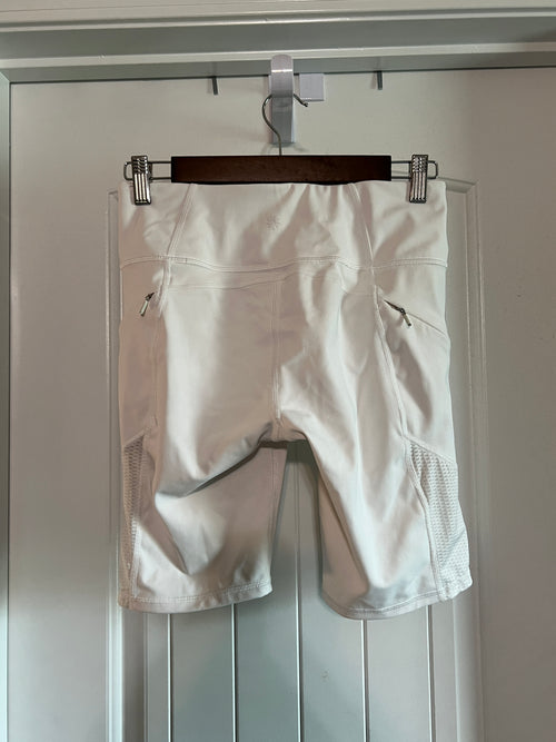 Athleta White Bike Shorts - Size Small