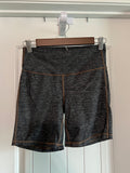 Athleta Heather Grey Bike Shorts - Size Small