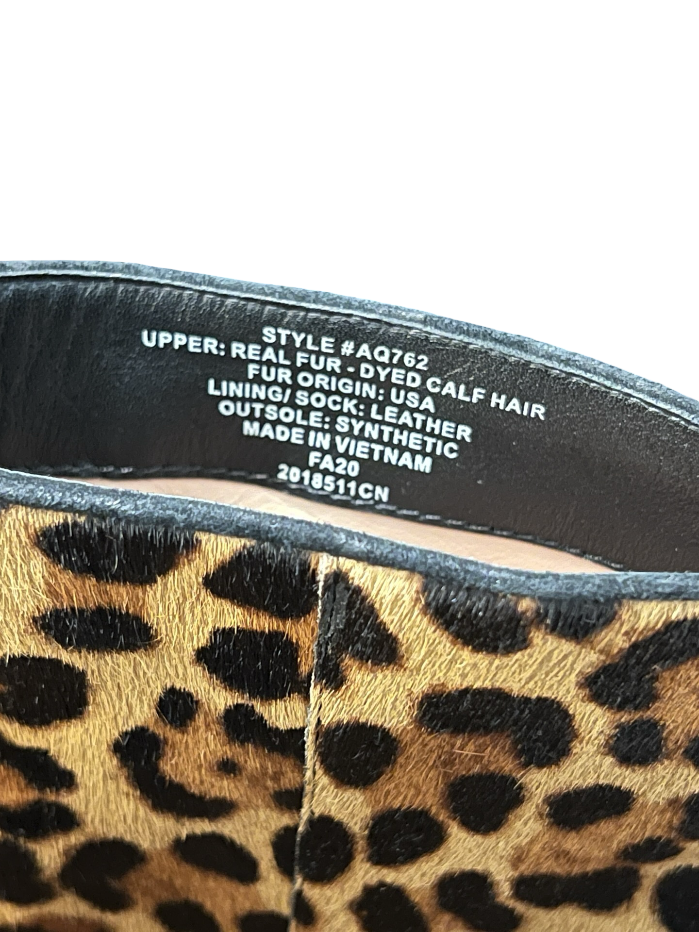 J. Crew Leopard Print Calf Hair & Leather Boots - Size 8