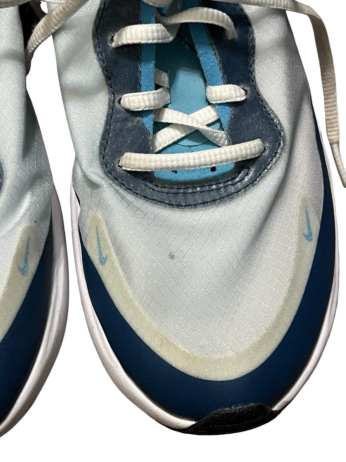 Nike Blue & White Sneakers - Size 8