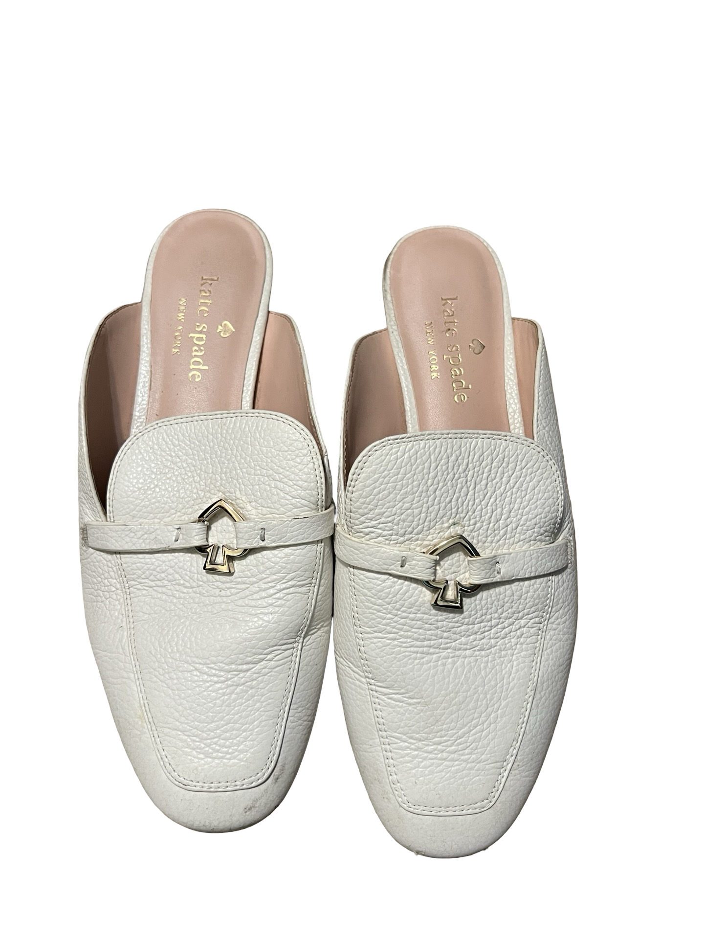 Kate Spade White Loafers - Size 7.5