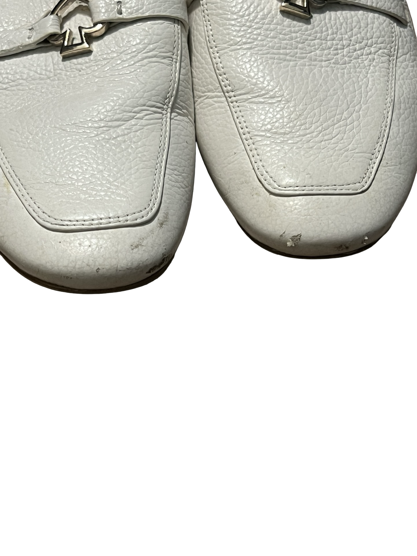 Kate Spade White Loafers - Size 7.5