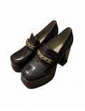 Sam Edelman Block Heeled Loafers - Size 8