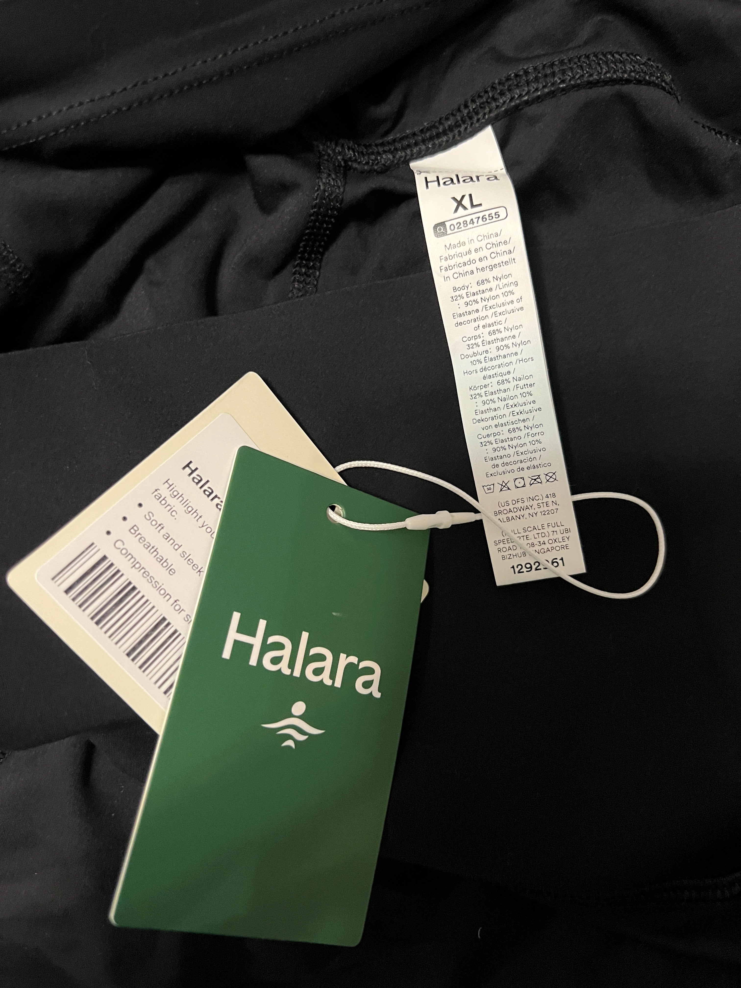NWT Halara Bike Shorts with Pockets - Size XL