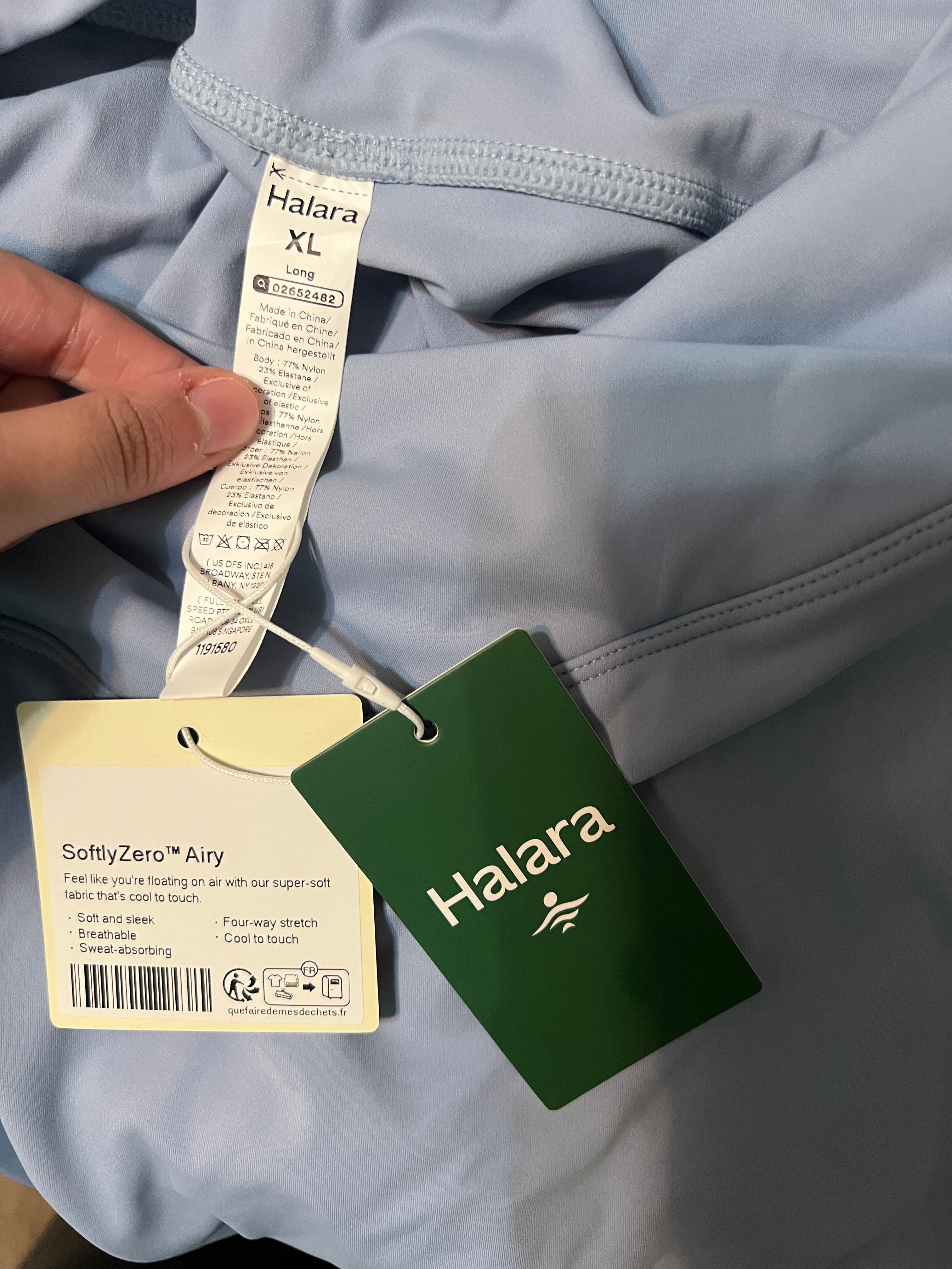 NWT Blue Halara Skort Longer Length - Size XL