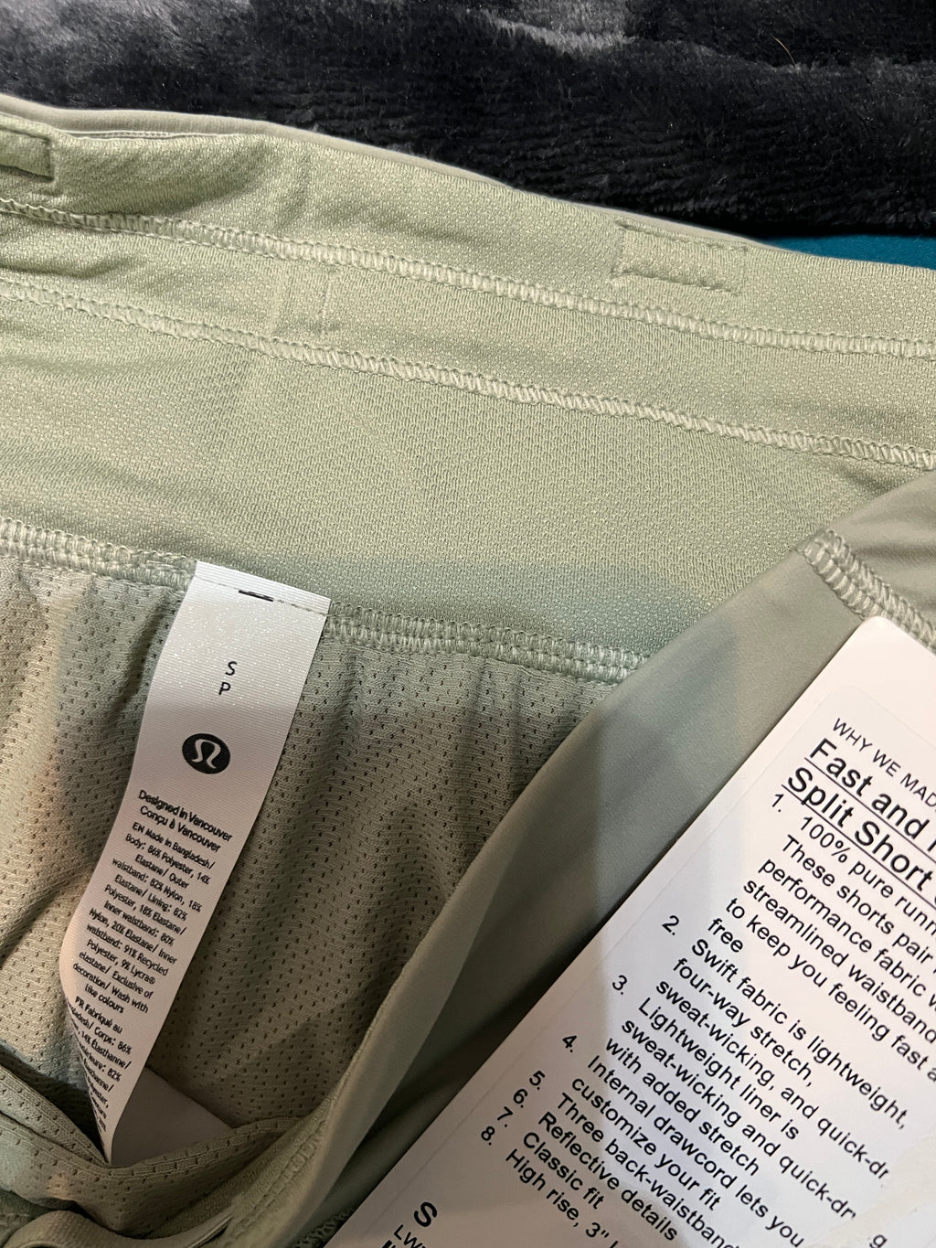 NWT Lululemon Fast and Free Shorts - Size Small