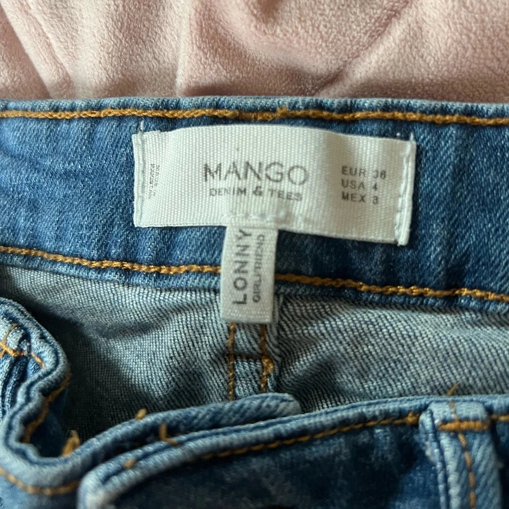 Mango Lonny Girlfriend Jeans - Size 4 / 27
