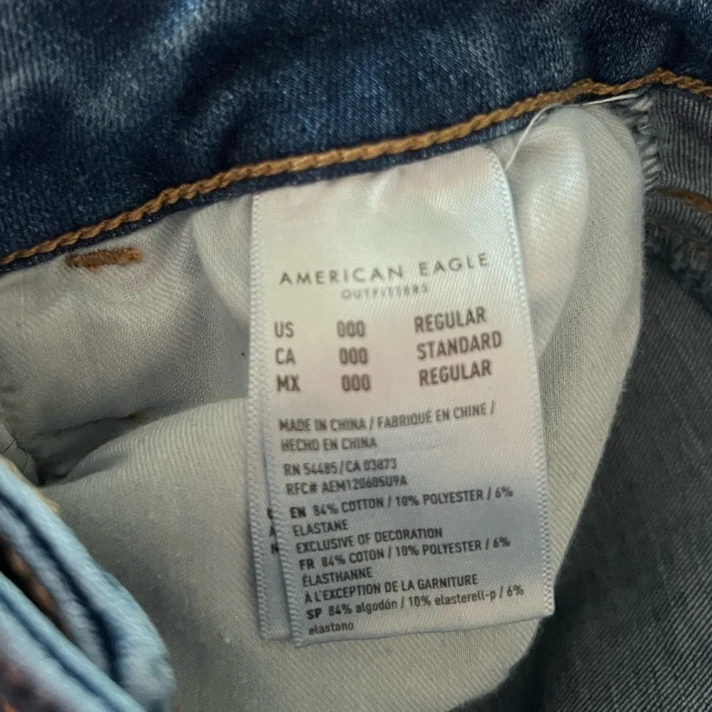 American Eagle Dream Jean Skinny Jeans - Size 000