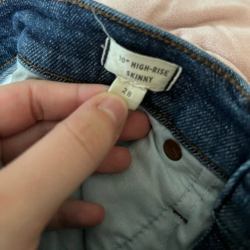 Madewell High-Rise Skinny Jeans - Size 6 / 28