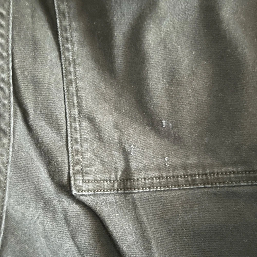 Hollister Women's Black/Navy Trousers - Size 6 / 28 / 28 Long