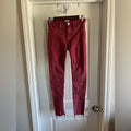 Hudson Women's Red and Burgundy Jeans - Size 2 / 26