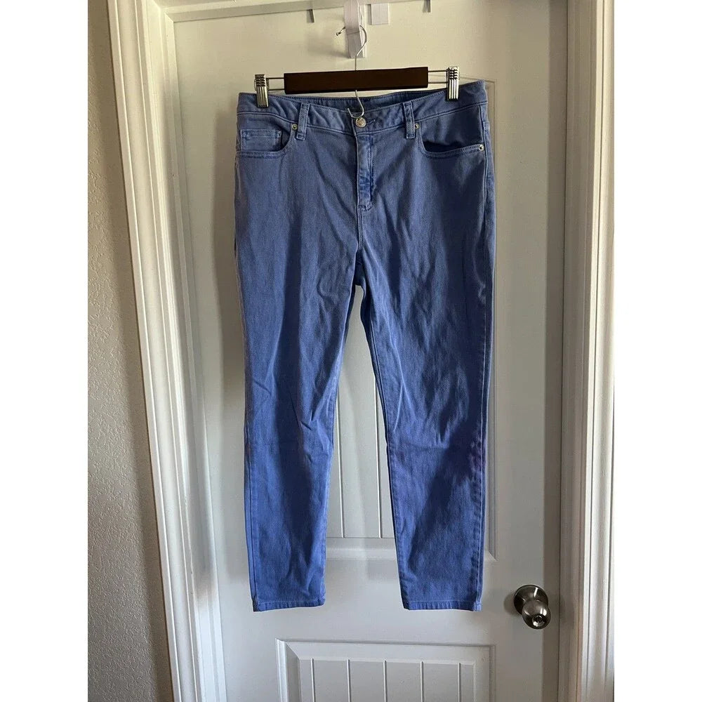 Michael Kors Izzy Cropped Skinny Jeans - Size 10 / 30