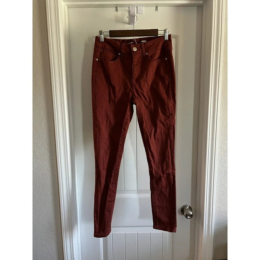 Seven7 Women's Red Skinny Jeans - Size 6 / 28
