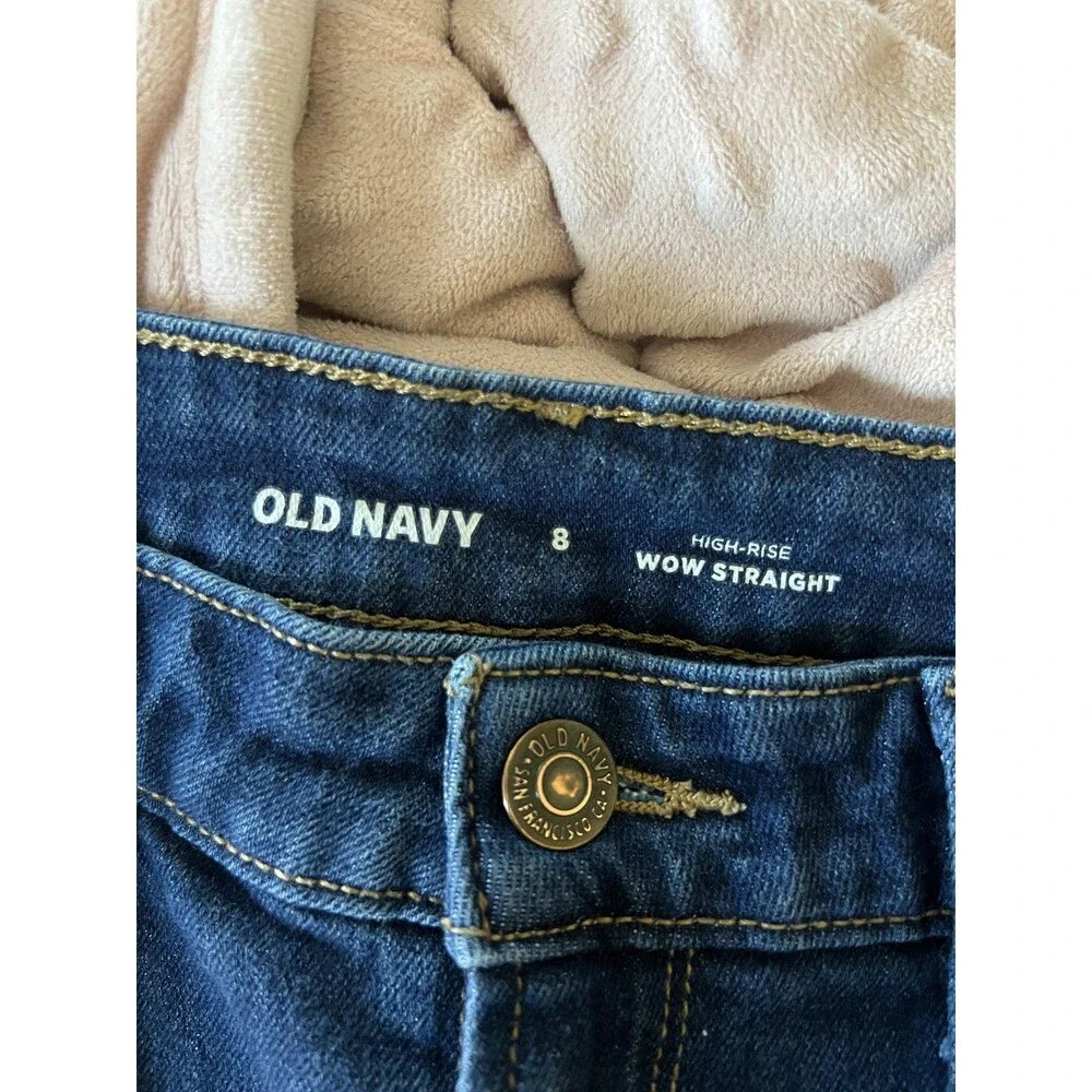 Old Navy High-Rise Wow Straight Jeans - Size 8 / 29