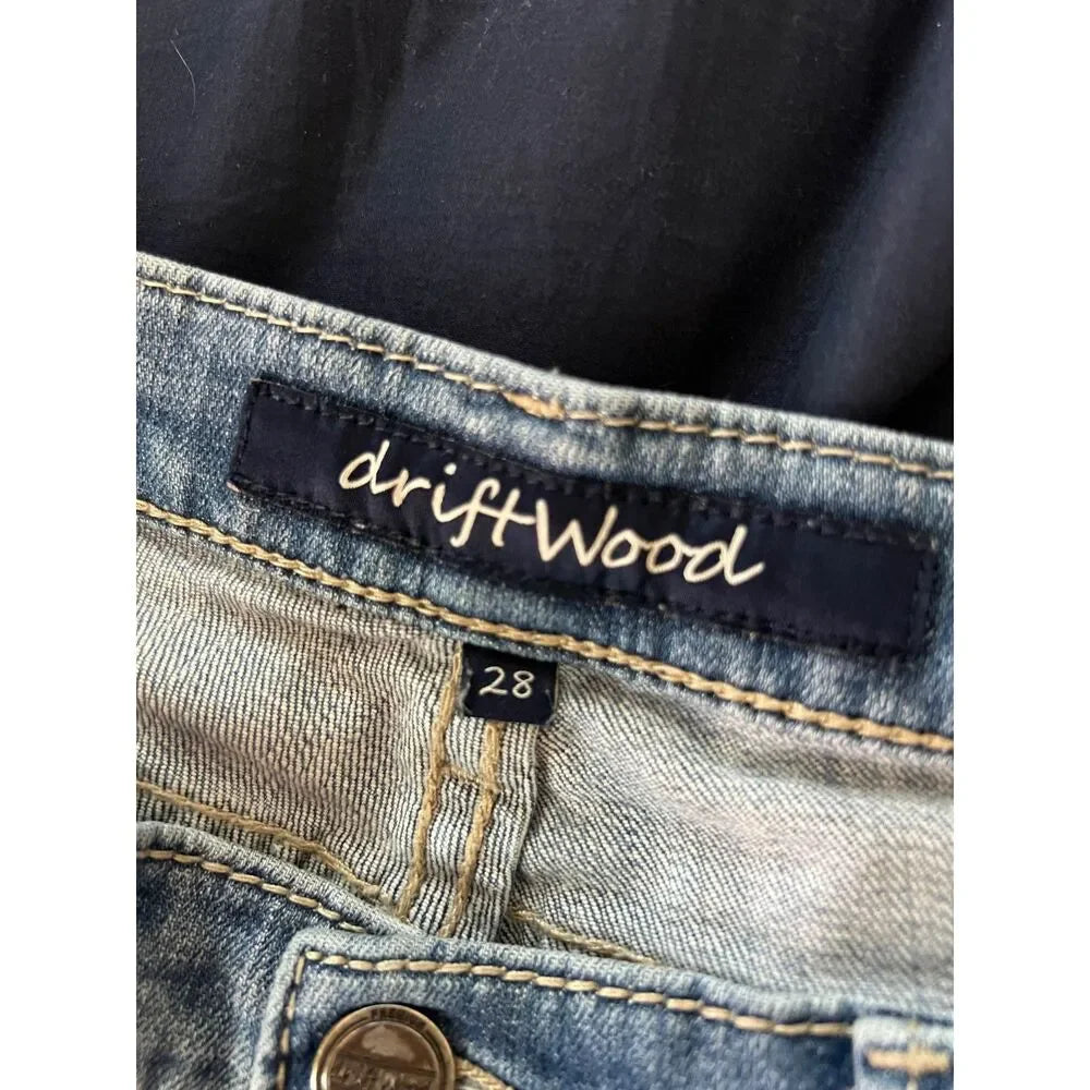 DriftWood Embroidered Women's Jeans - Size 6 / 28