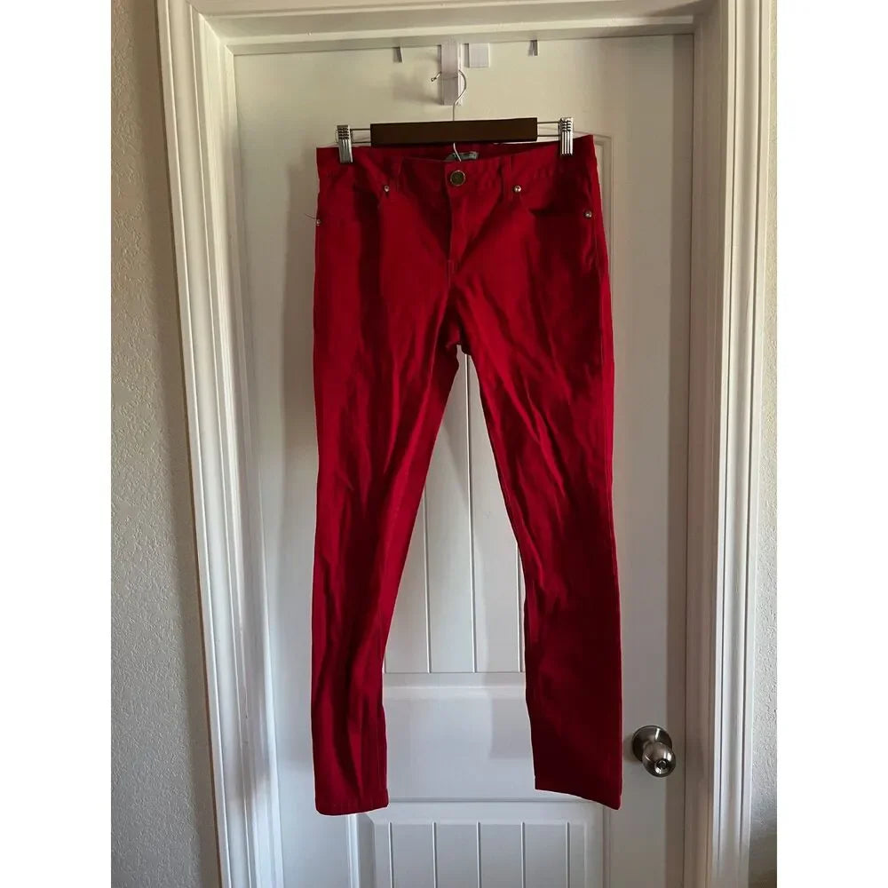 New Directions Women's Red Pants - Size 8 / 29