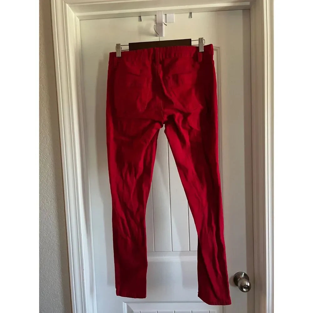 New Directions Women's Red Pants - Size 8 / 29