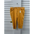 NWT Warp + Weft Mustard Yellow Cropped Pants - Size 24 / 24W