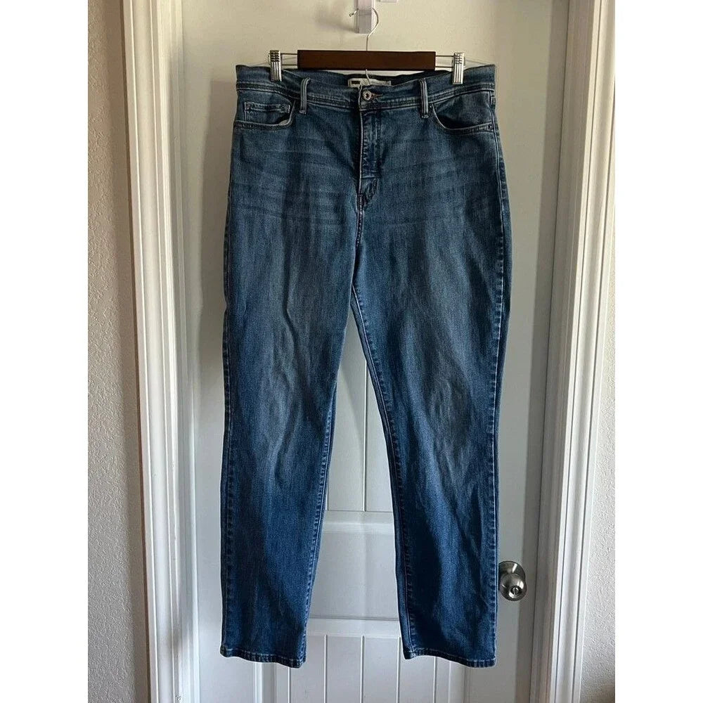 Levi's 512 Perfectly Slimming Skinny Leg Jeans - Size 16 / 33
