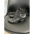 NIB Baretraps Black Ankle Boots with Buckle Detail - Size 8
