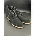 NIB Franco Sarto Women's Black Suede Lace-Up Ankle Boots - Size 8