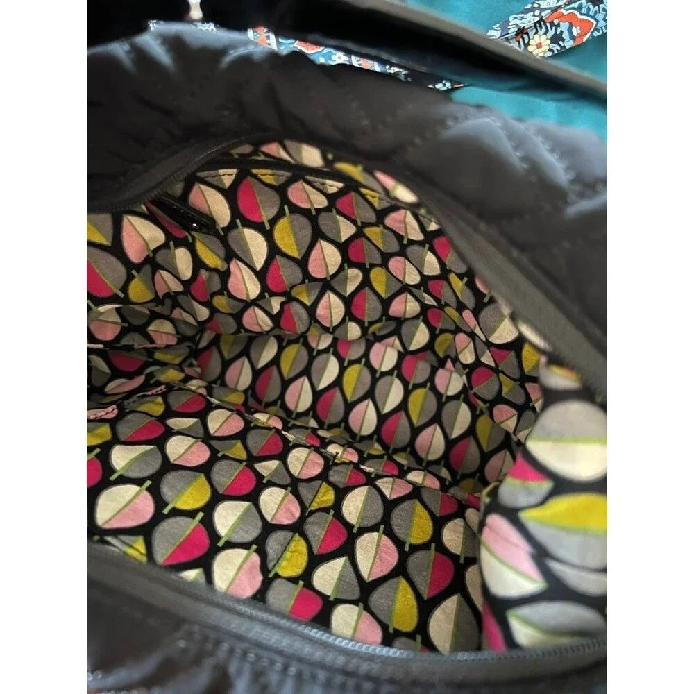 Vera Bradley Black Quilted Handbag