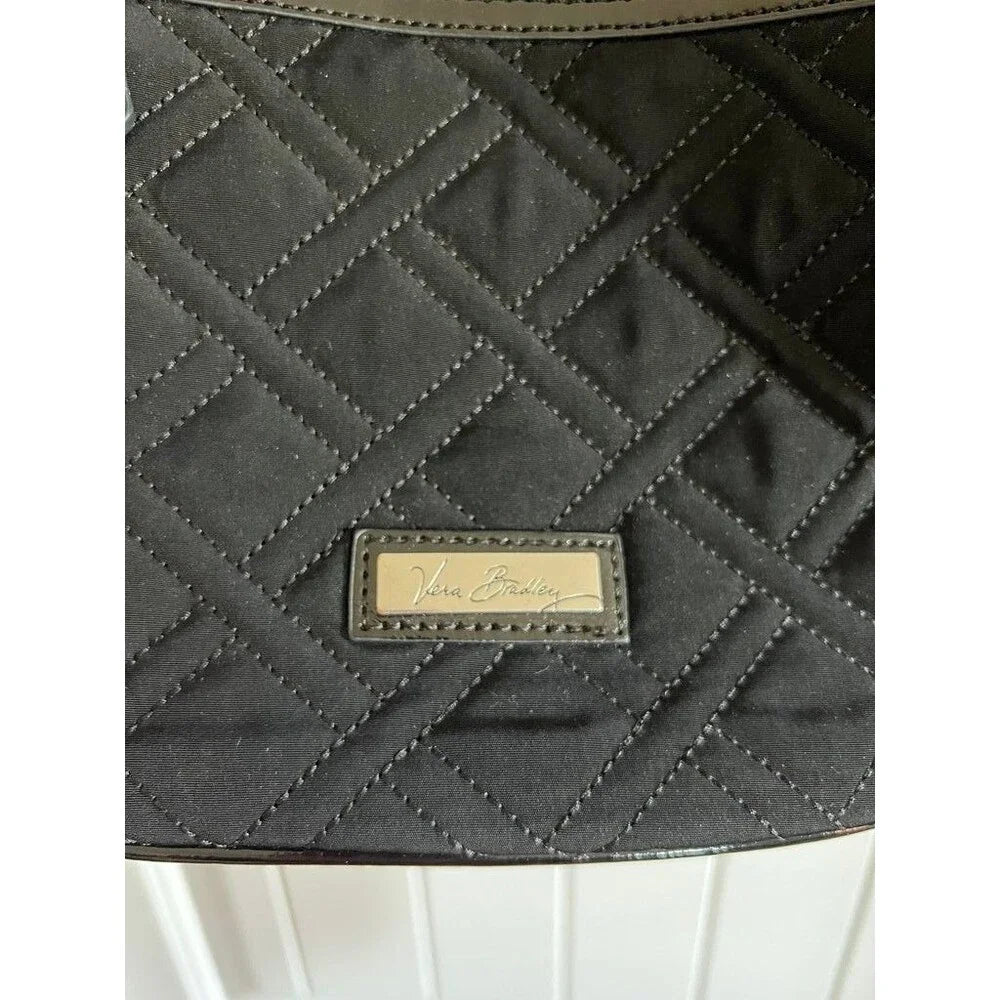 Vera Bradley Black Quilted Handbag